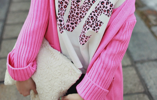 Pink Leopard Love Blouse do it yourself